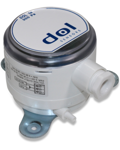 Negative pressure sensor DOL 18 wo/hose set 0-10V 0-300PA